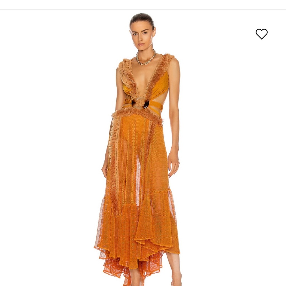 PatBO Netted Fringe Dress